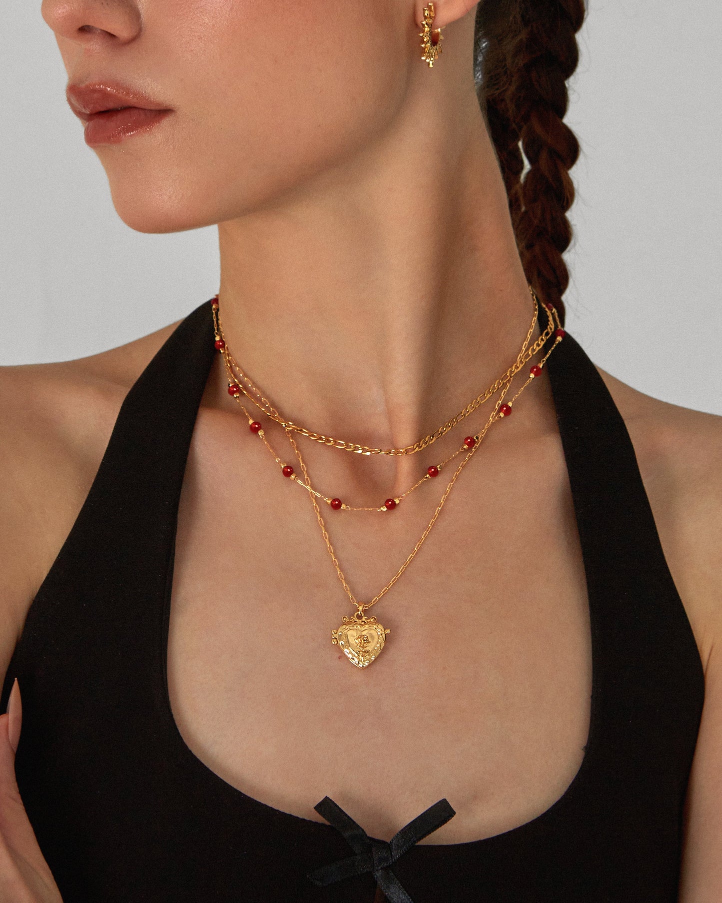 Carnelian Beaded Necklace